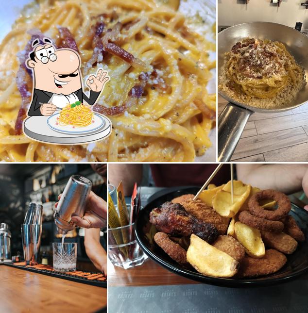 Spaghetti alla carbonara al Kosky's Ristopub Bistrot