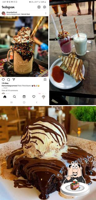 Chocolate cake at Lassi House