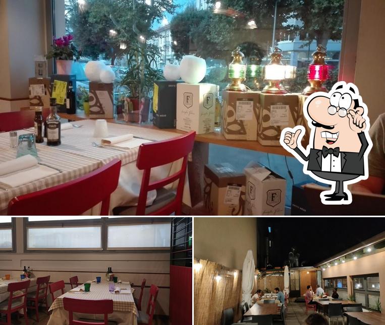 Gli interni di Numerosei Trattoria Pizzeria