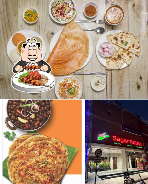 Check out the image depicting food and exterior at Sagar Ratna, Sector 7, Chandigarh