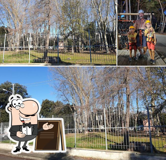 Gli esterni costituiscono una caratteristica importante di Apua Adventure Park
