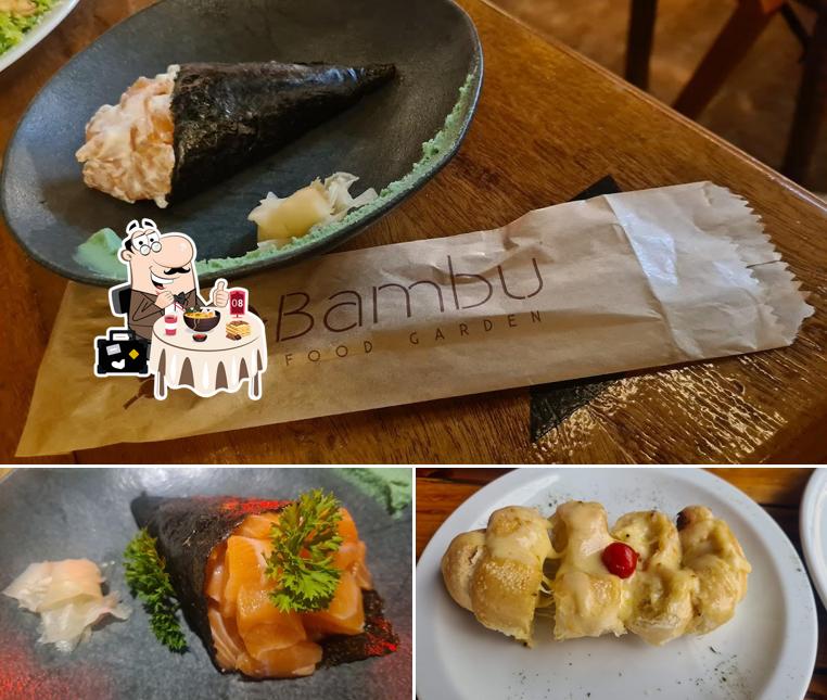 Platos en Bambu Food Garden