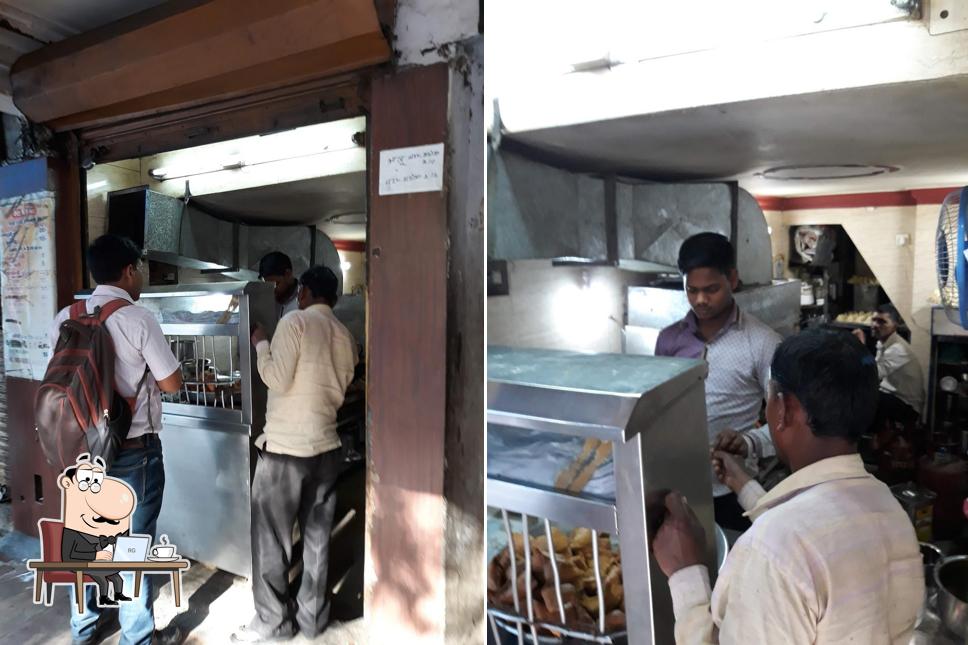 The interior of Santushti Restaurant
