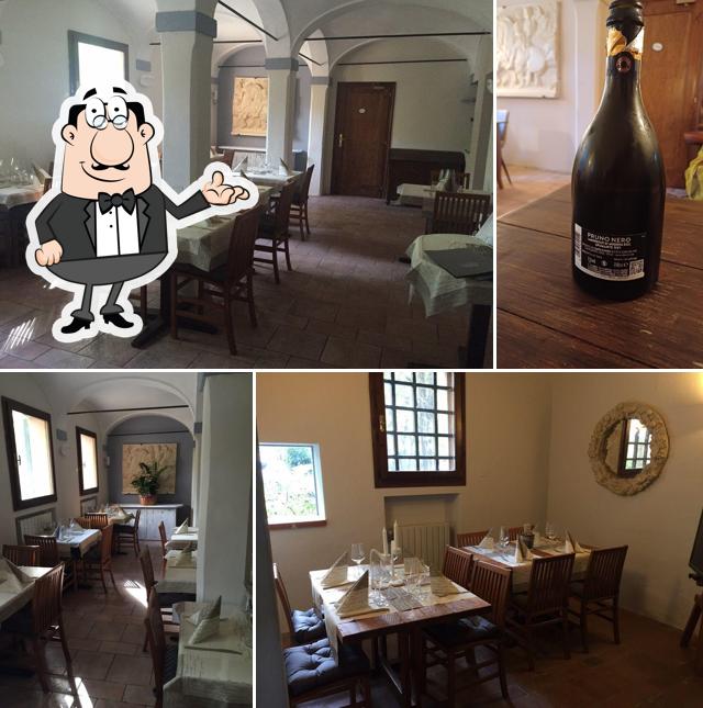 Gli interni di La cantina del latte