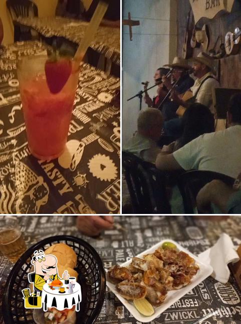 Comida em esconderijo bar
