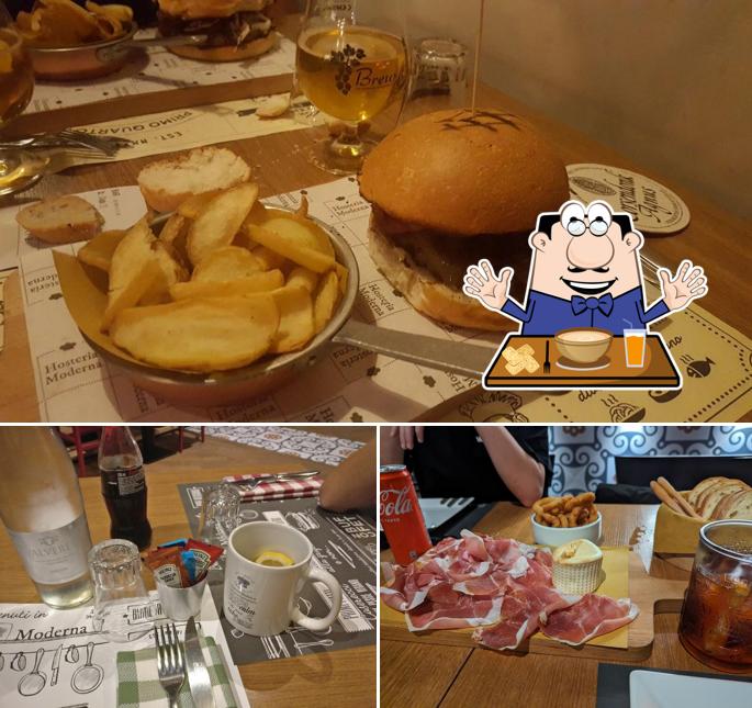 Cibo al Hosteria Moderna Verona