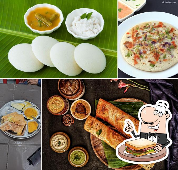 Grilled cheese sandwich at Madrasi Dosa Center