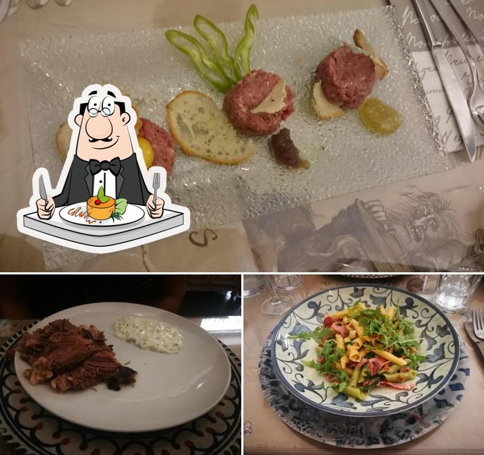 Cibo al Osteria Del Teatro