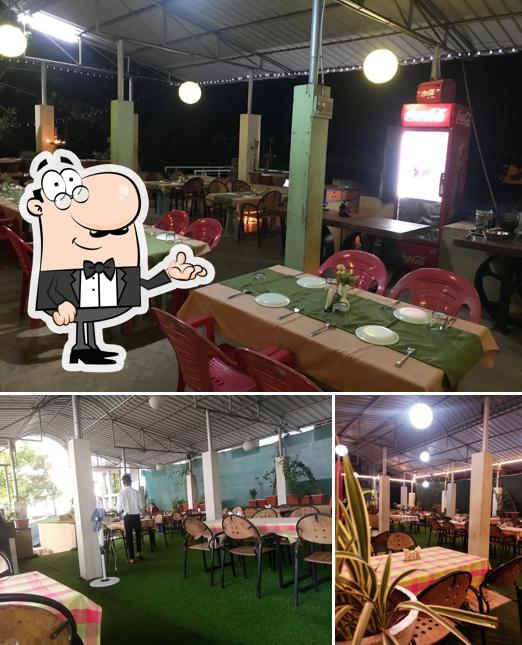 The interior of Ruchira Restaurant