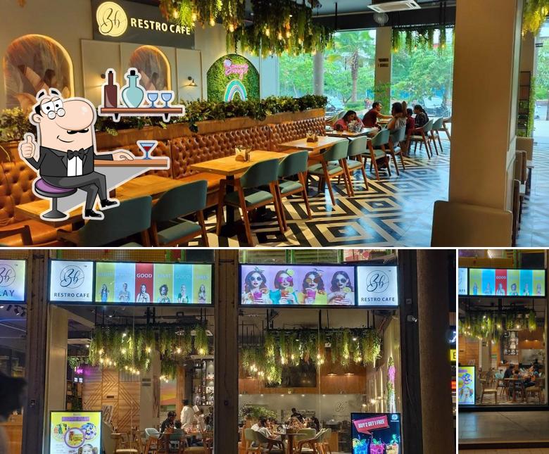 The interior of BB Restro Cafe