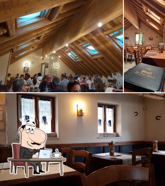 Gli interni di Al Fortino Trattoria Pizzeria