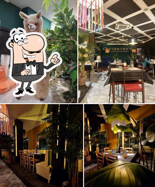 Gli interni di Encuentros Ristorante Peruviano