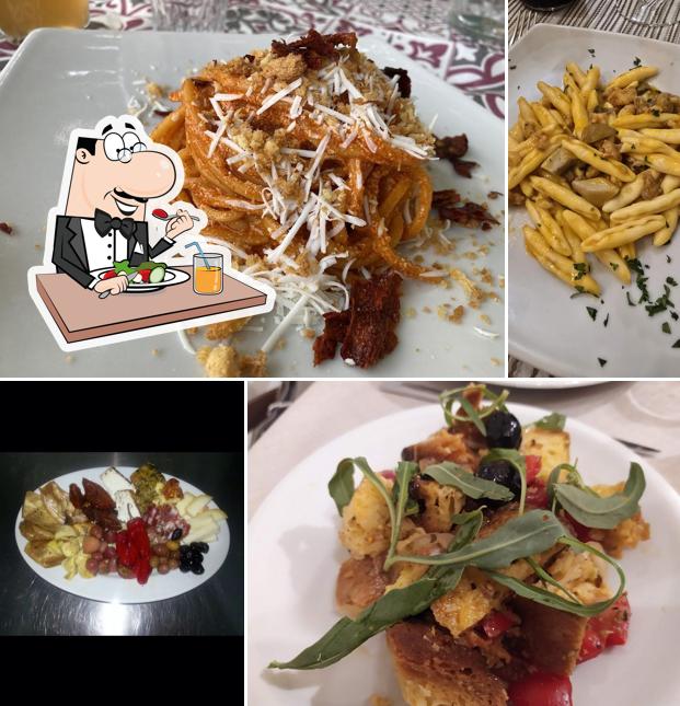 Platti al Osteria Belvedere al Vecchio Frantoio