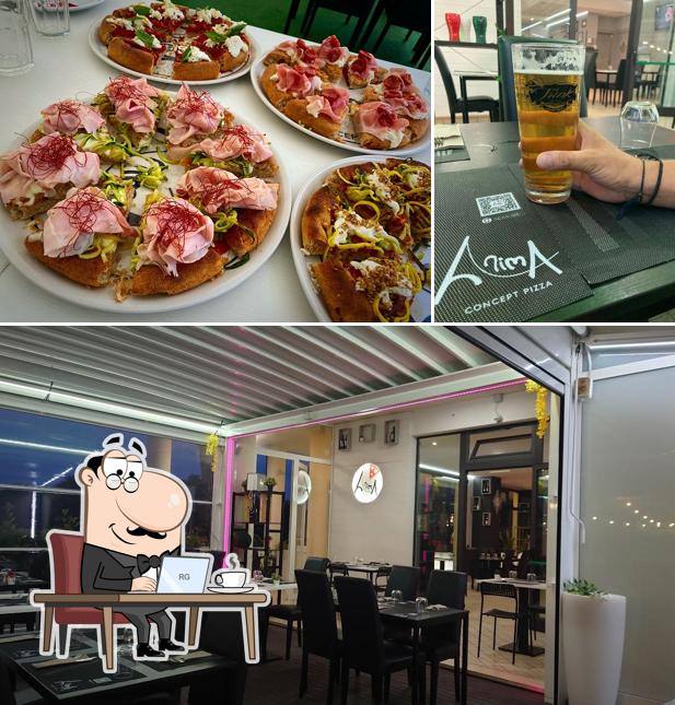 Dai un'occhiata agli interni di Anima concept Pizza