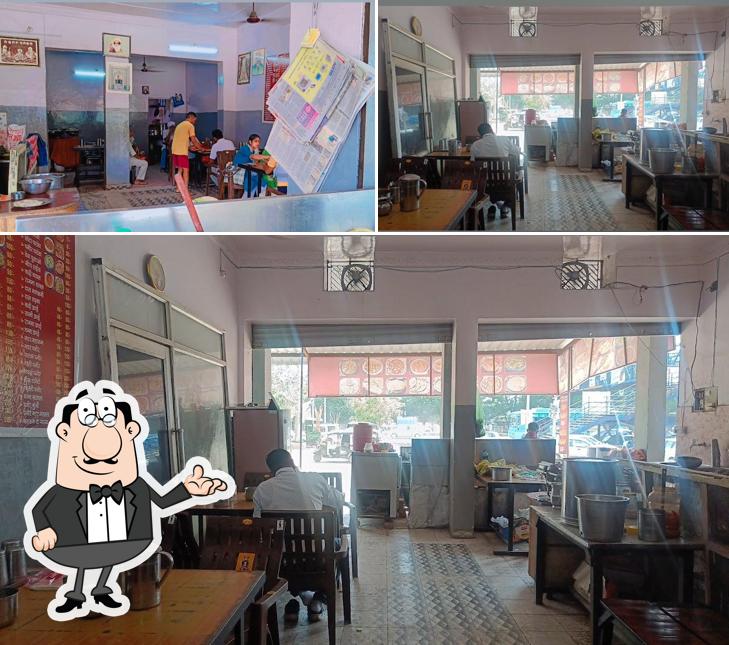 The interior of Govind Vaishno Dhaba