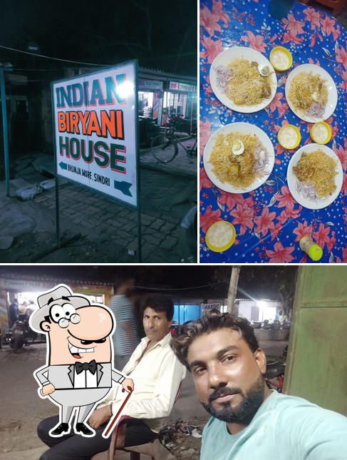 Take a look at the photo displaying exterior and food at Indian biryani house