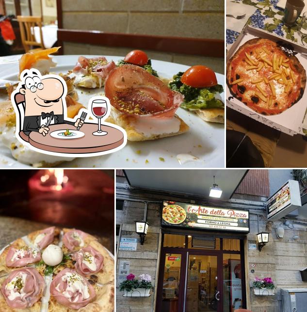 Platti al L'Arte della Pizza