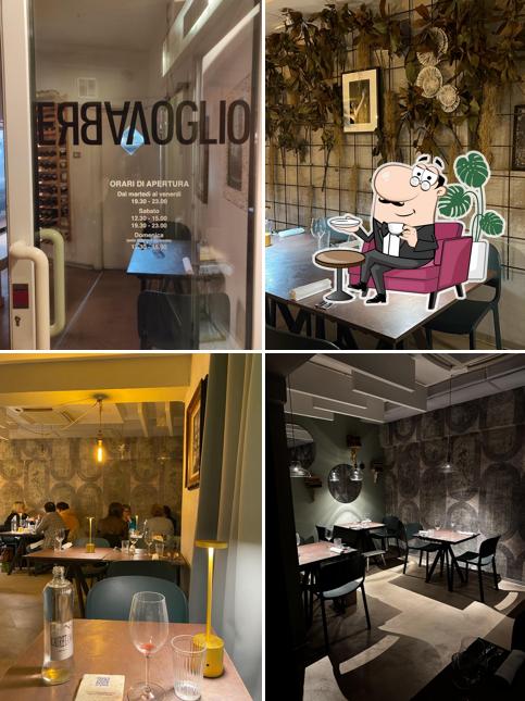Gli interni di Erbavoglio