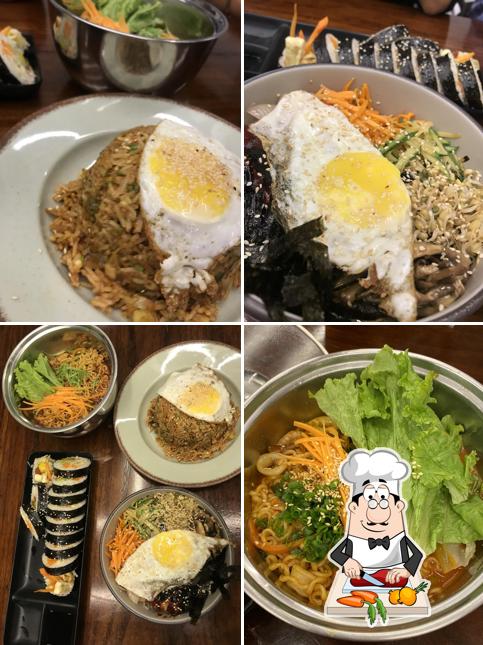 Bibimbap at Manna Kimbab Korean Food