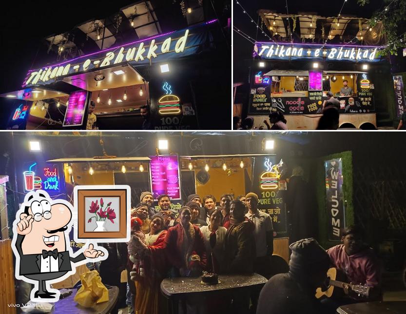 The interior of Thikana-e-bhukkad