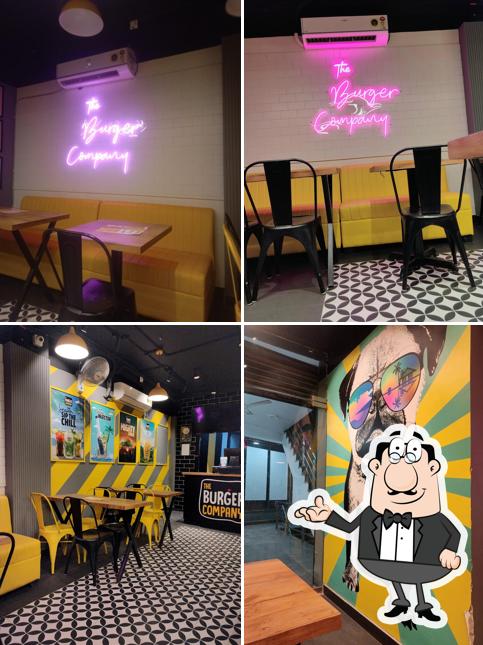 The interior of The Burger Company