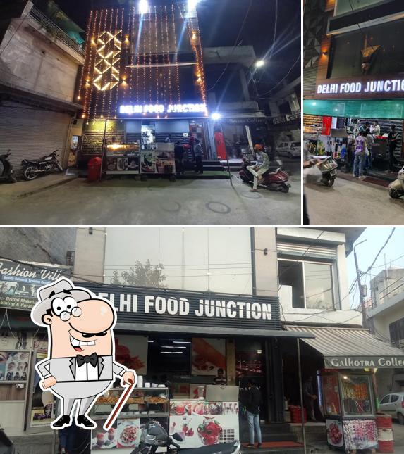 The exterior of Delhi food junction - Best Continental Restaurant in Ludhiana Punjab India