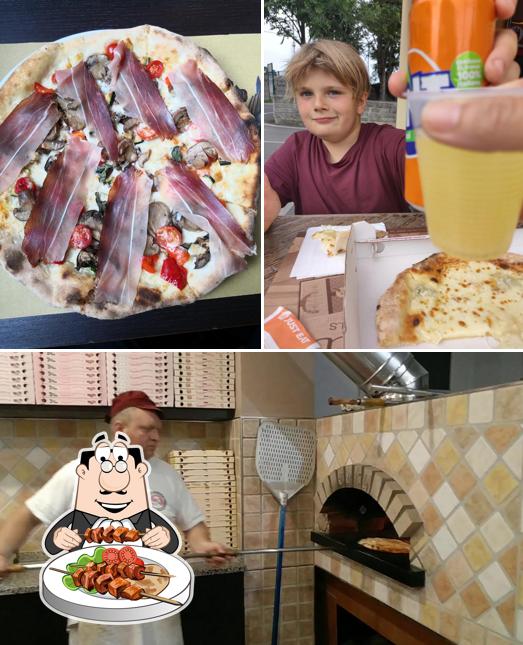 Questa è la foto che mostra la cibo e interni di La Preferita