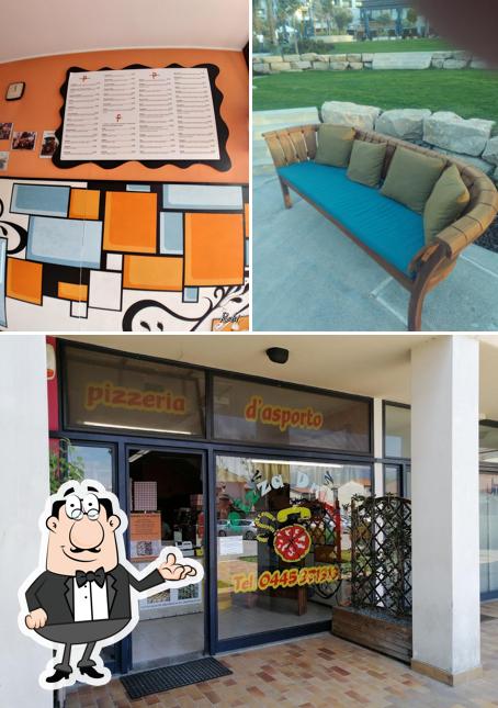 Gli interni di Pizza Dream
