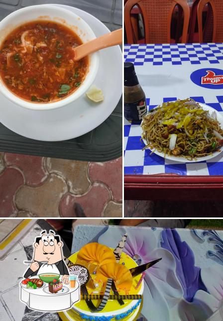 Hot and sour soup at Amisha Juice & Fast Food