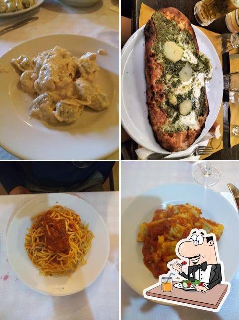 Platti al Trattoria dei Cacciatori