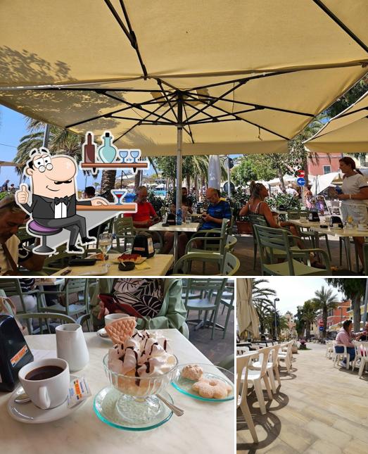 Gli interni di Bar gelateria ligure
