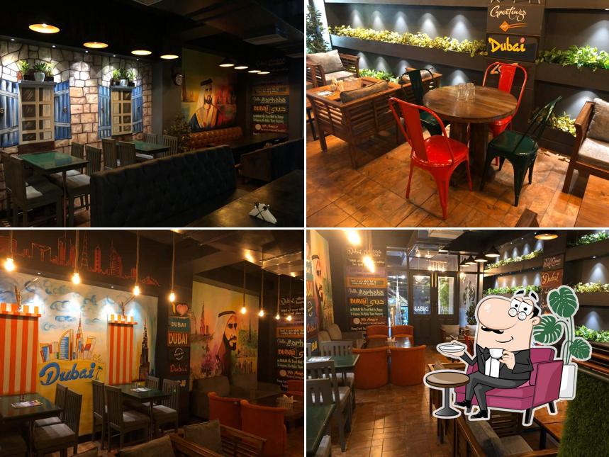 The interior of Bur Dubai Restaurant