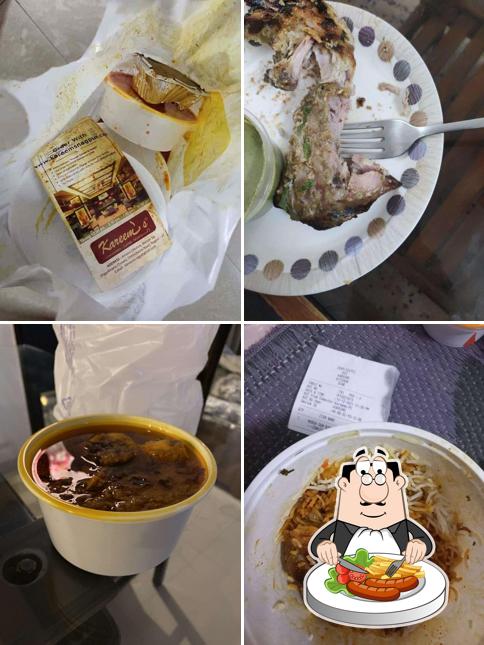 Food at Kareem's Restaurant