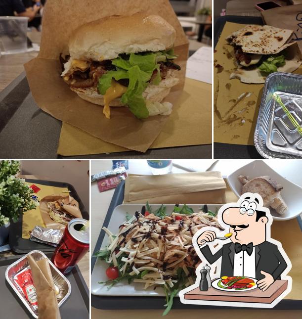 Panino con maiale stirato al Non Solo Piada