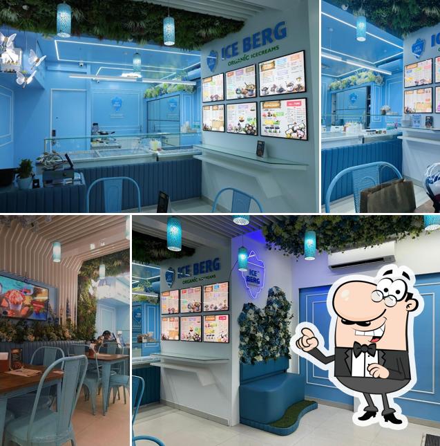 The interior of Iceberg Organic Icecreams