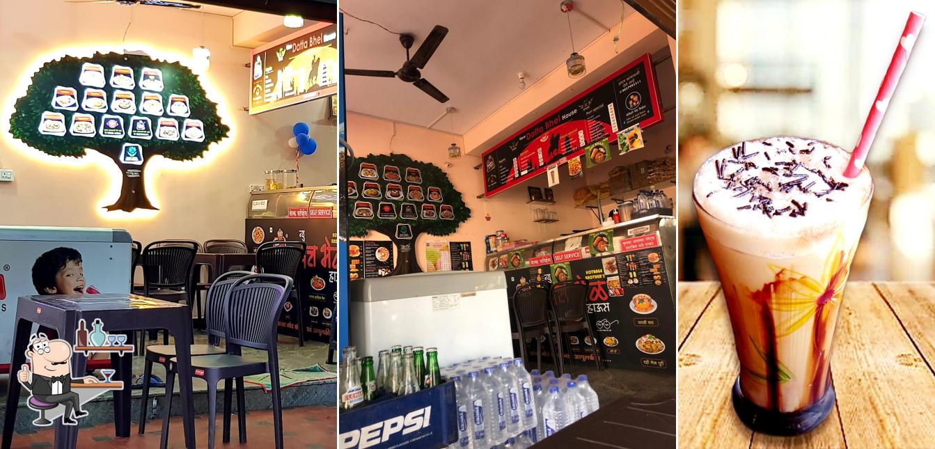 The interior of New Datta Bhel House