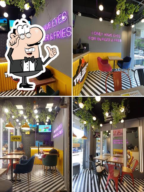 The interior of The Zesty Burgers