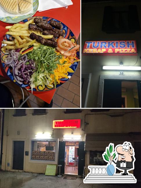 La foto della esterno e cibo di Turkish Kebab & pizza Spinea