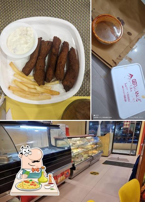 This is the image depicting food and interior at SideWalk Coffee Shop