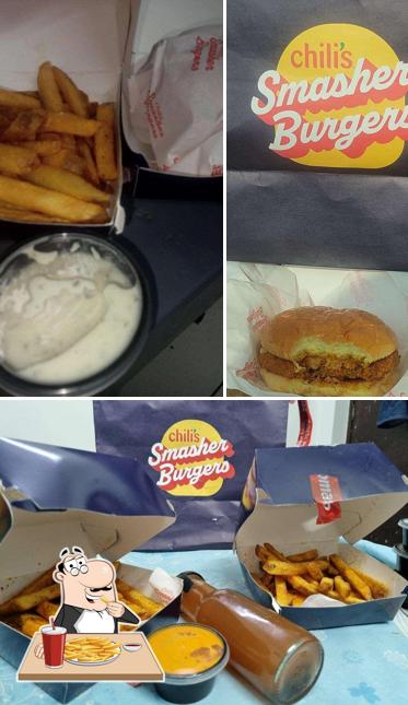 French fries at Smasher Burgers By Chili's
