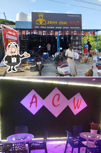 Check out how Army Chai Wala looks inside