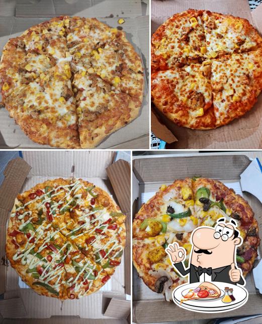 Get pizza at Domino's