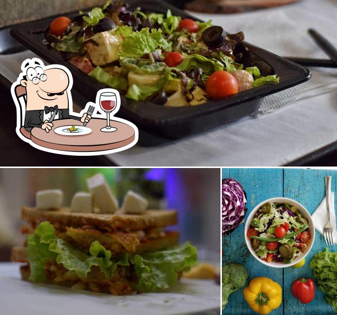 Food at Salad Vibes