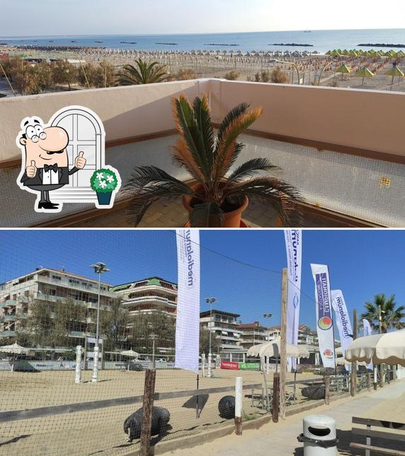 Gli esterni di Belvedere Beach
