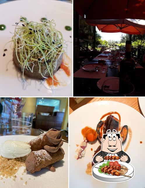 Platti al Osteria di Brolio