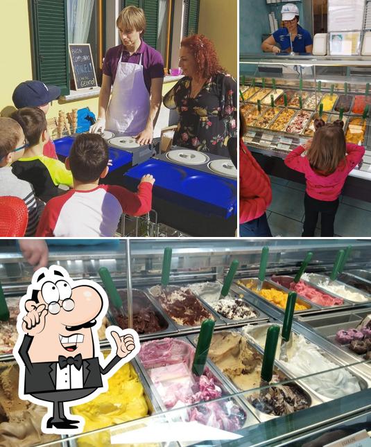Tra le diverse cose da Gelateria Sibille - Borelli Gelato si possono trovare la interni e cibo