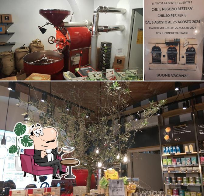 Gli interni di Caffè Vergnano