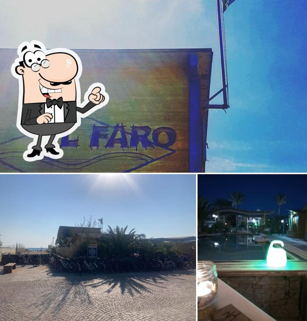 Goditi la vista dagli esterni di Bagno Il Faro