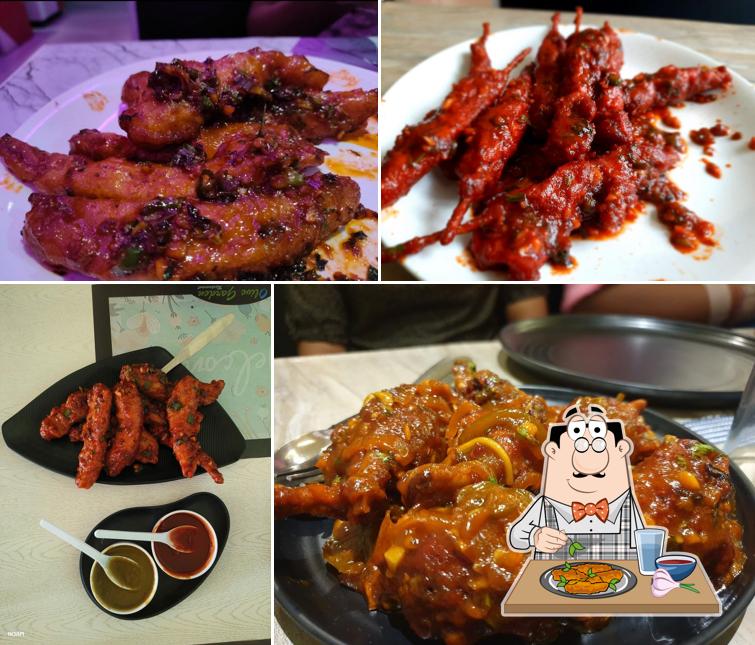 Chicken wings at Olive Garden Restaurant