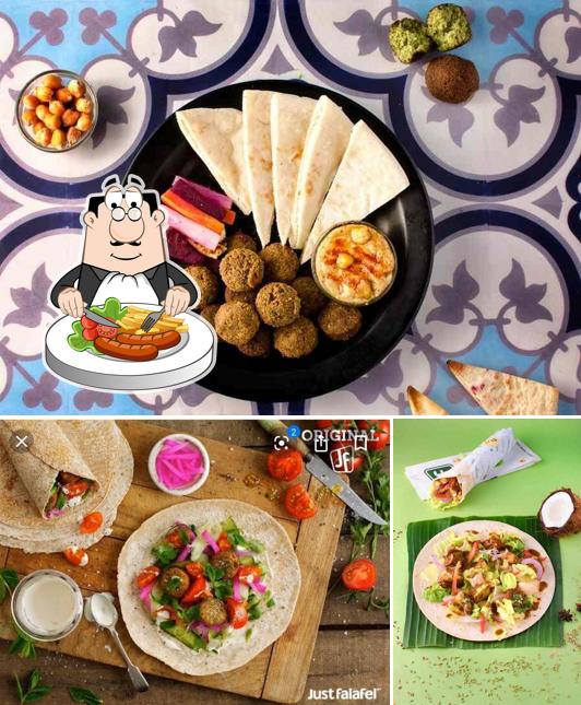 Food at Just Falafel